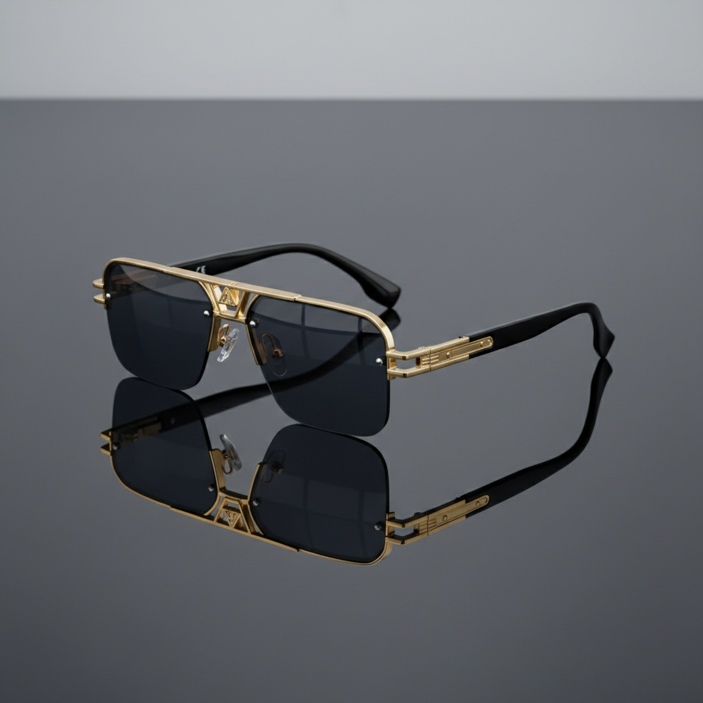 Rimless Square Sunglasses