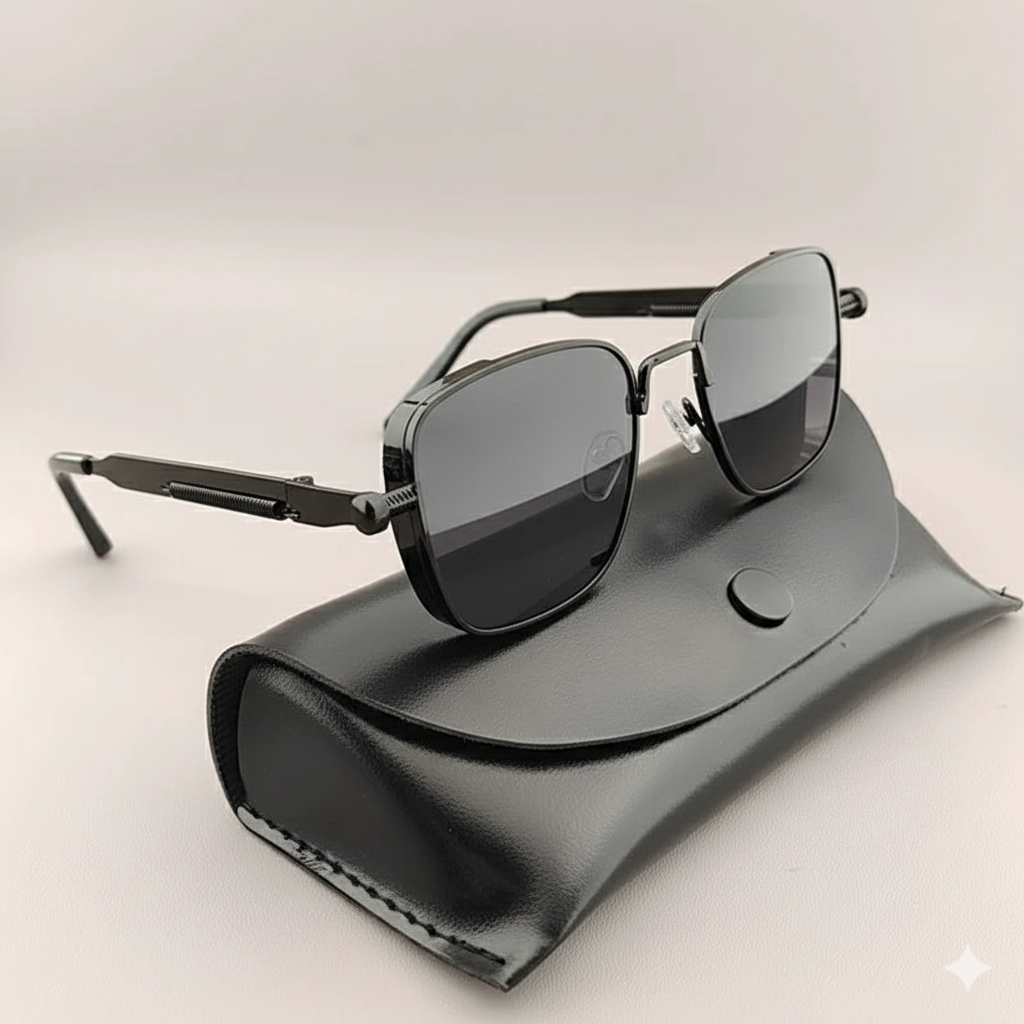 Steampunk Side Shield Sunglasses