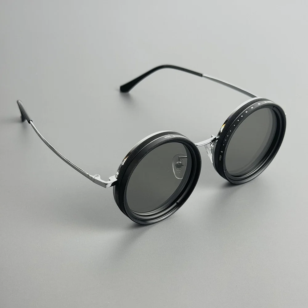 Retro Adjustable Tint Sunglasses
