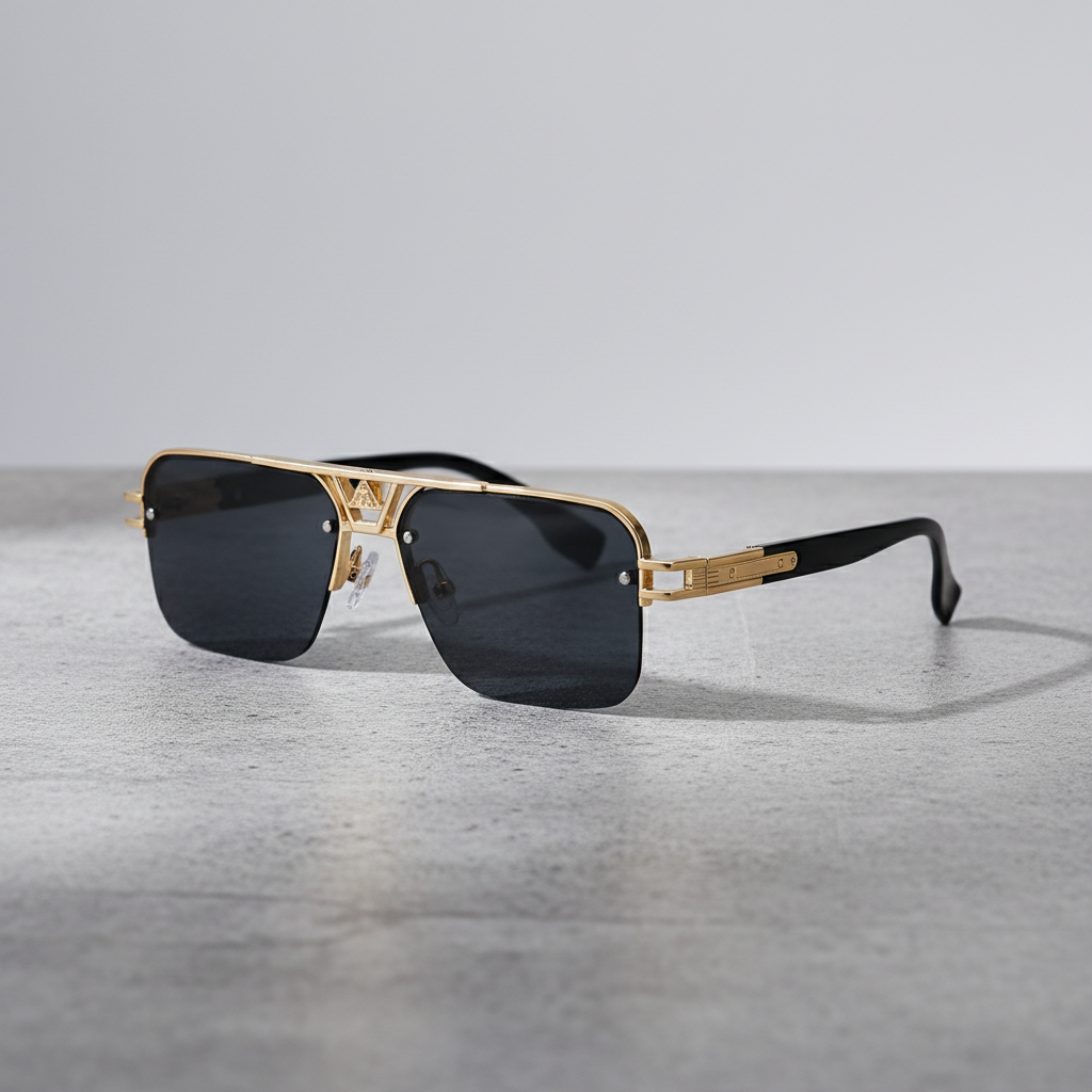 Rimless Square Sunglasses