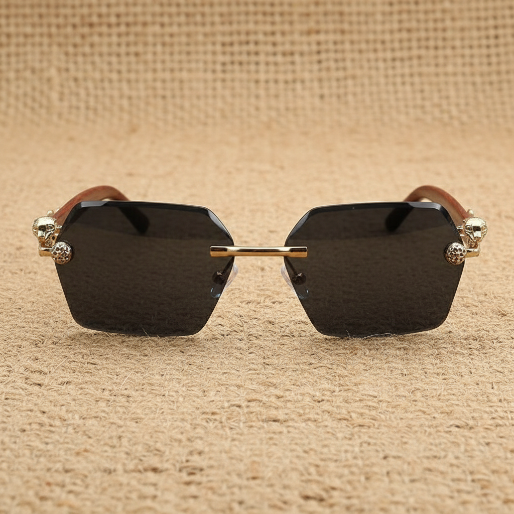 Panther King Rimless Sunglasses