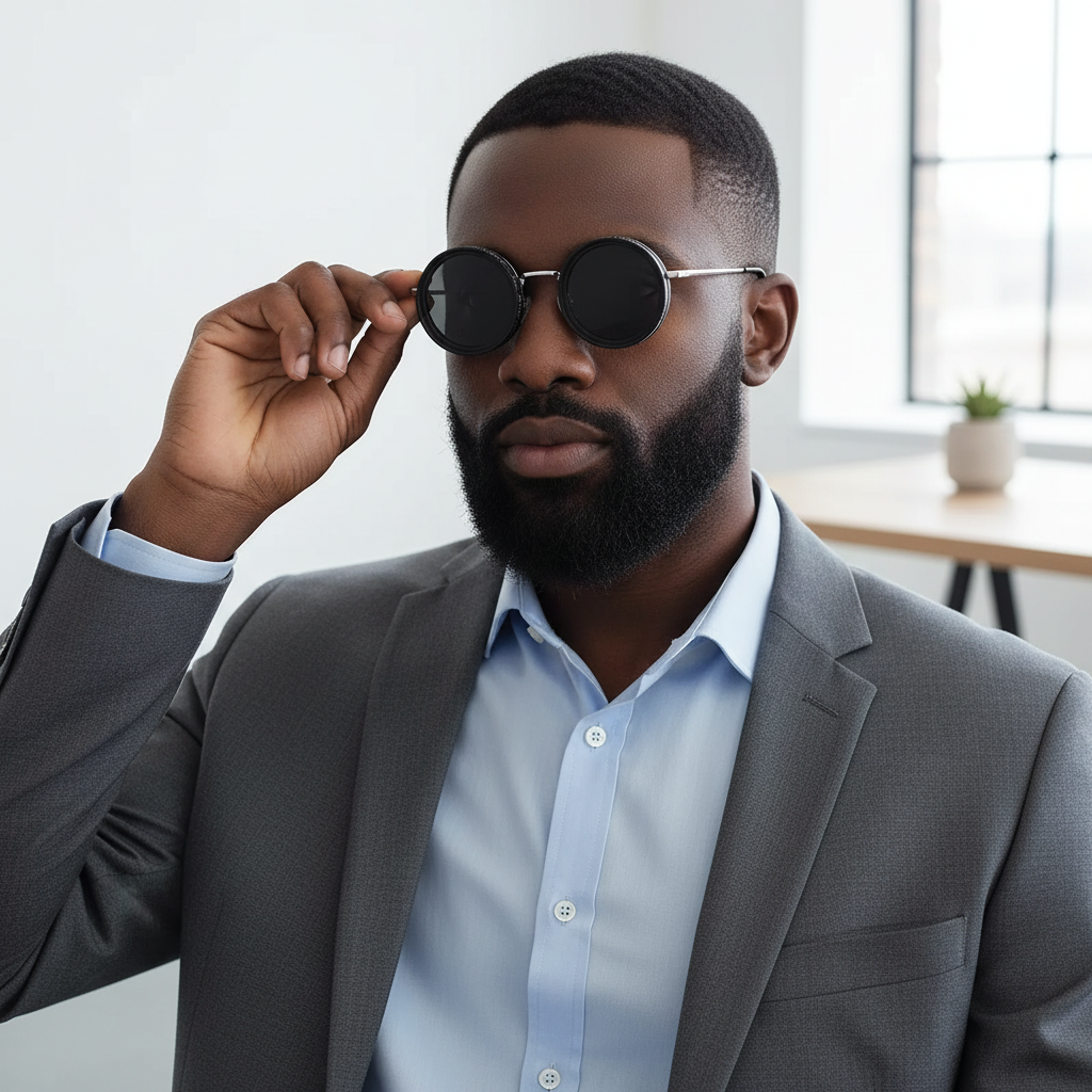 Retro Adjustable Tint Sunglasses