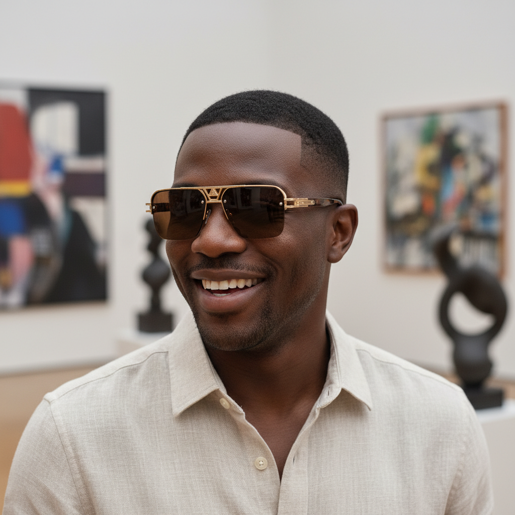 Rimless Square Sunglasses