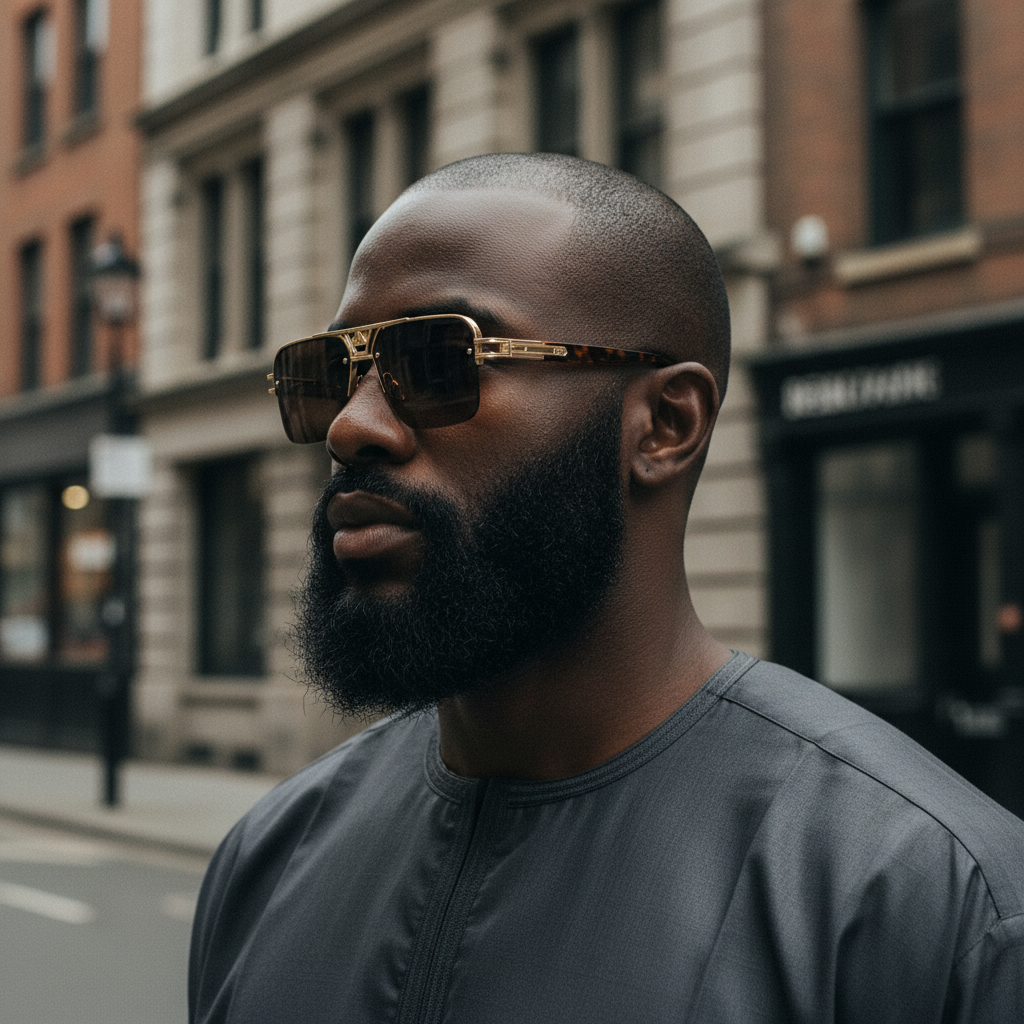 Rimless Square Sunglasses